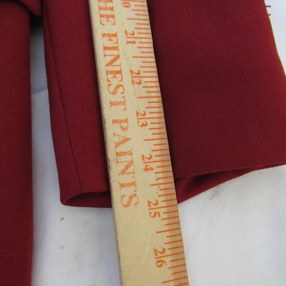 Carlo Mandrone Red 100% Wool 3 Button Blazer - Picture 4 of 16